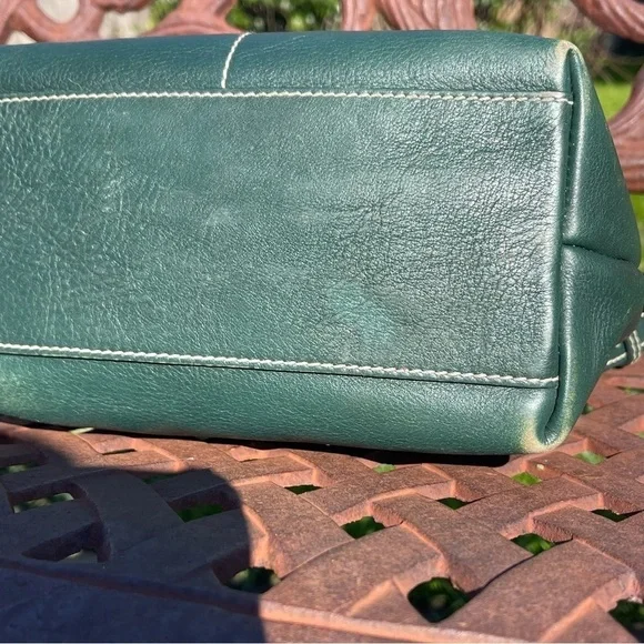 Vintage Dooney & Bourke Alyssa Saffiano Leather Shoulder Bag - Picture 9 of 12